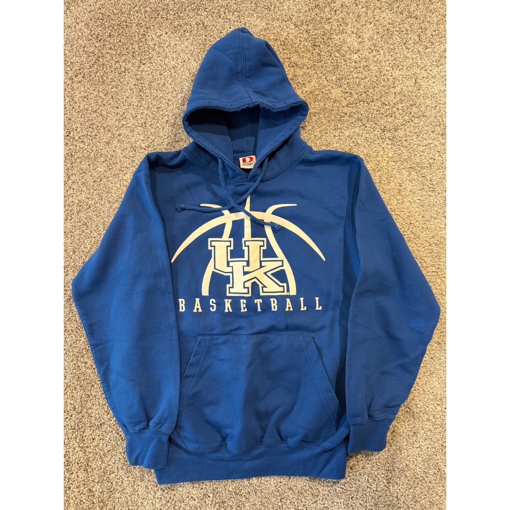 Dodger Hoodie Mens Small Blue Kentucky Wildcats UK Basketball Fleece‎ Sweatshirt